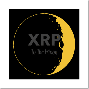 XRP To The Moon Posters and Art